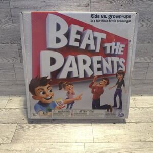 Beat the Parents Trivia Board Game "Kids VS Grown-Ups"  2011  Ages 6+ New In Box